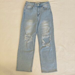 Almost Famous Blue Straight Leg Jeans